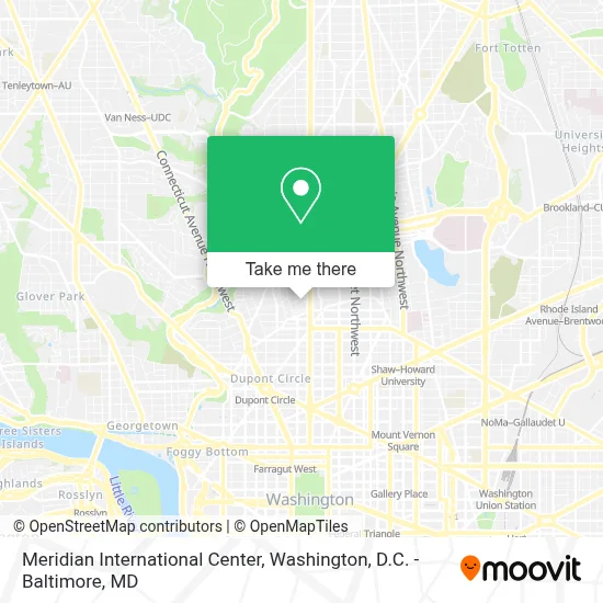 Meridian International Center map