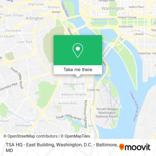 TSA HQ - East Building map