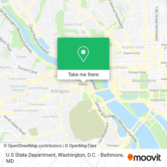 U.S State Department map