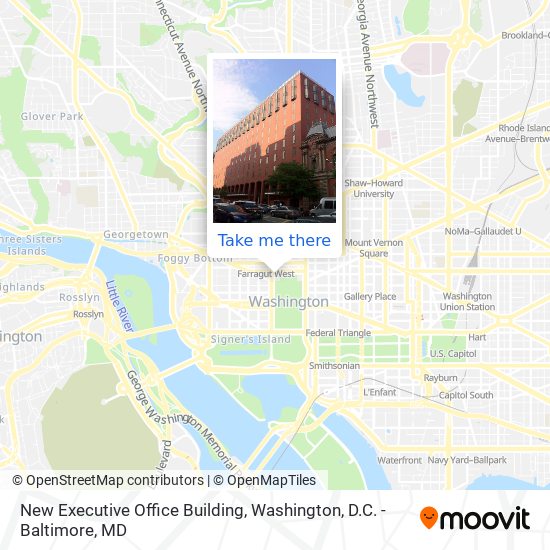 Mapa de New Executive Office Building