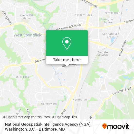 National Geospatial-Intelligence Agency (NGA) map