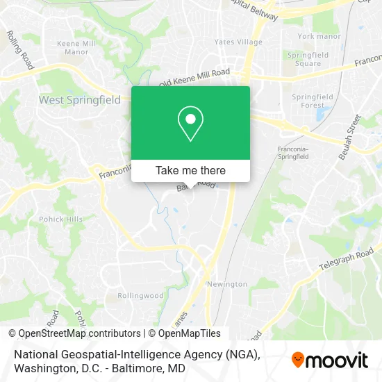 National Geospatial-Intelligence Agency (NGA) map