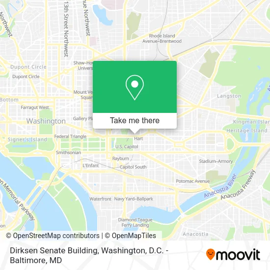 Mapa de Dirksen Senate Building