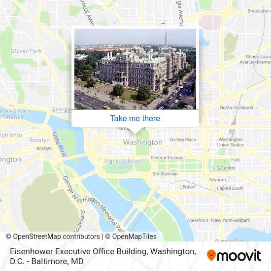 Mapa de Eisenhower Executive Office Building