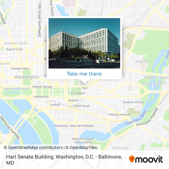 Mapa de Hart Senate Building
