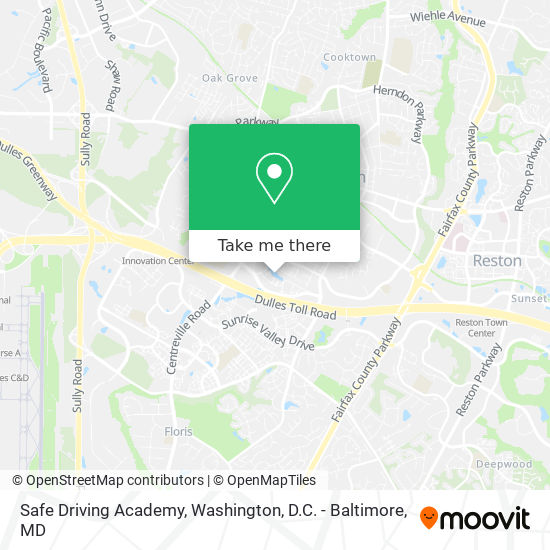 Safe Driving Academy map