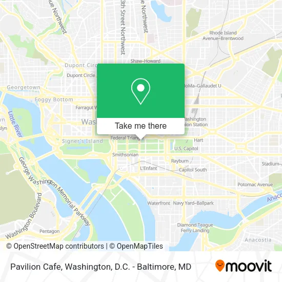 Mapa de Pavilion Cafe