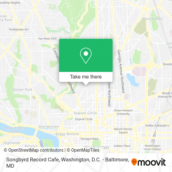 Songbyrd Record Cafe map