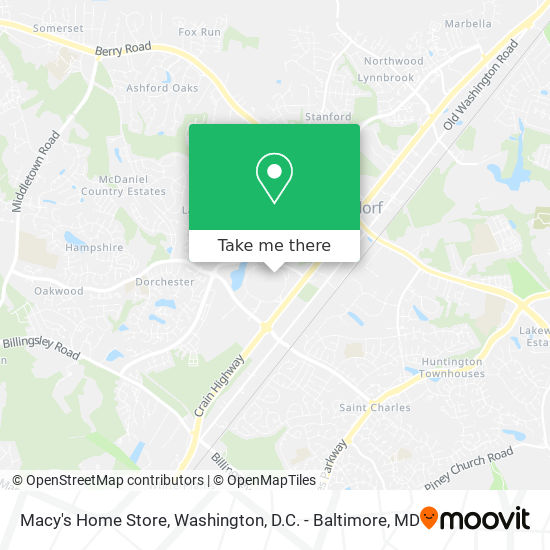 Macy's Home Store map