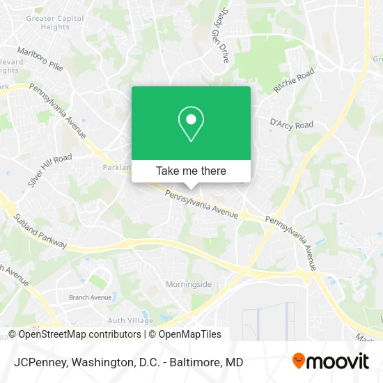 JCPenney map