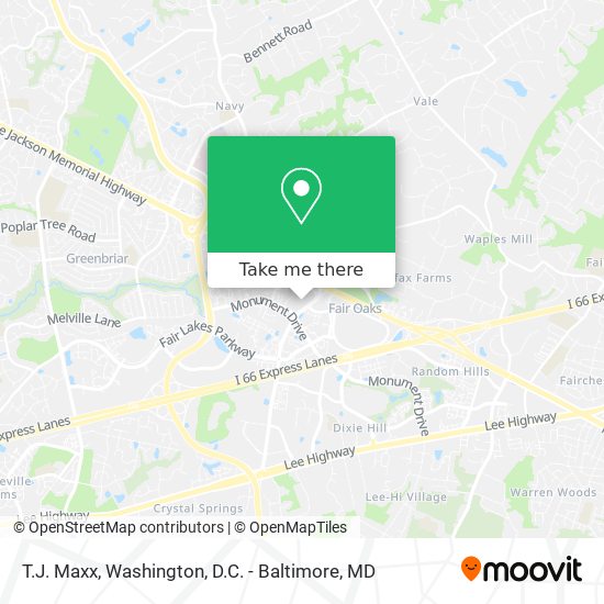 T.J. Maxx map