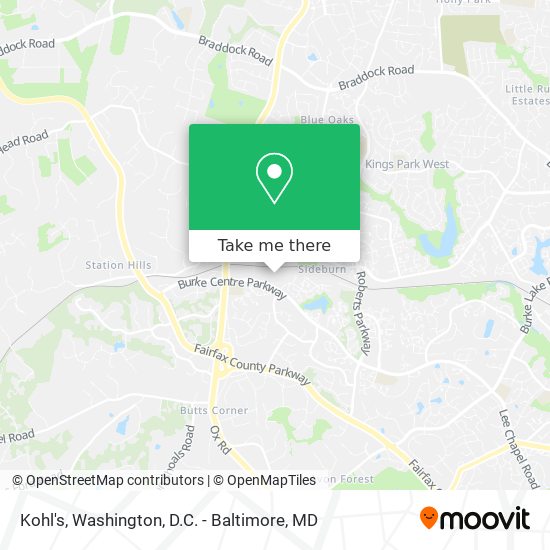 Kohl's map