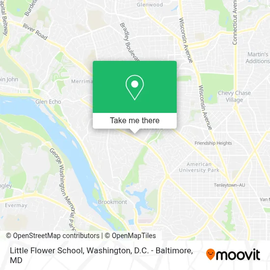 Little Flower School map