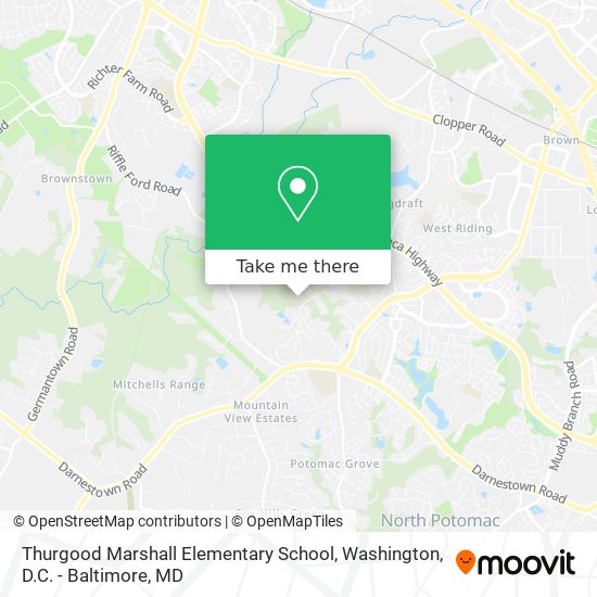 Thurgood Marshall Elementary School map