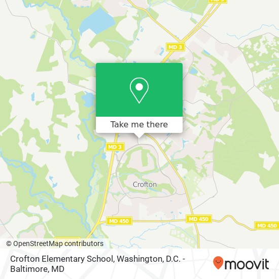 Crofton Elementary School map
