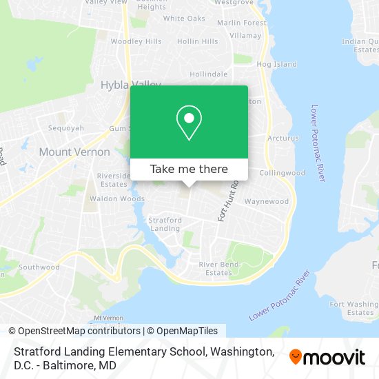 Mapa de Stratford Landing Elementary School