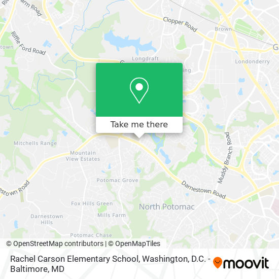 Mapa de Rachel Carson Elementary School