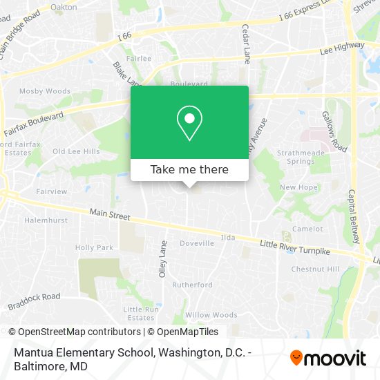 Mantua Elementary School map