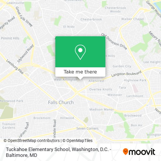 Tuckahoe Elementary School map
