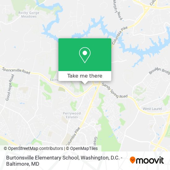 Burtonsville Elementary School map