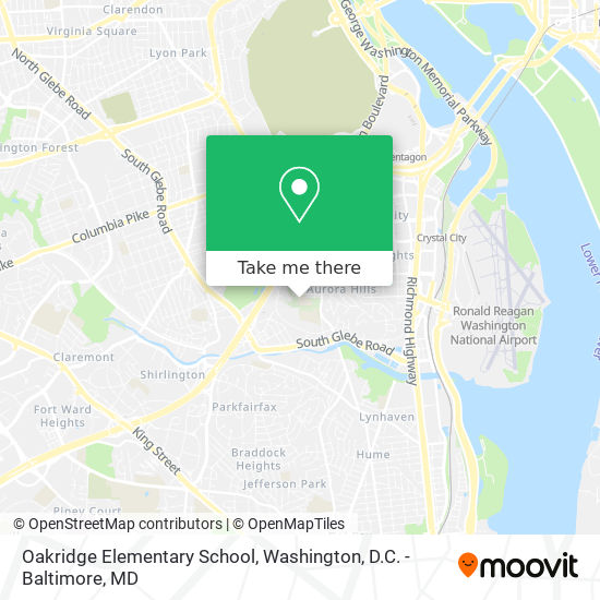 Mapa de Oakridge Elementary School