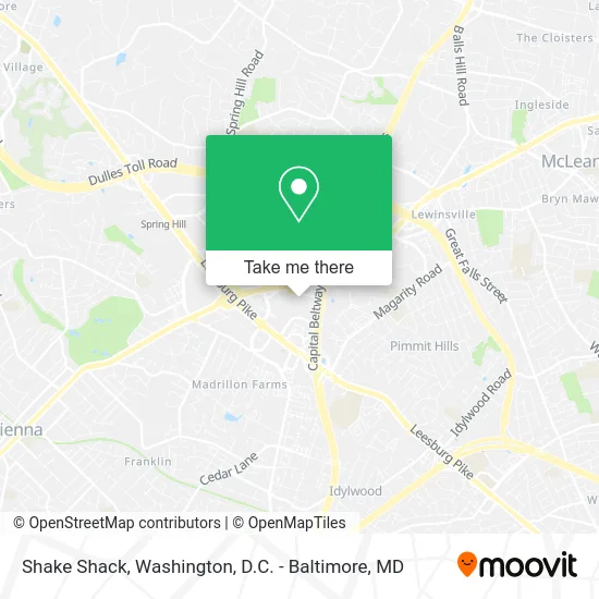 Shake Shack map