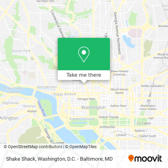 Mapa de Shake Shack