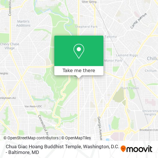 Mapa de Chua Giac Hoang Buddhist Temple