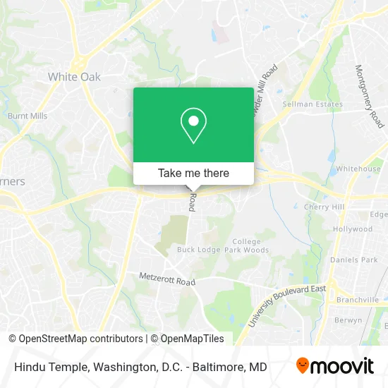 Hindu Temple map