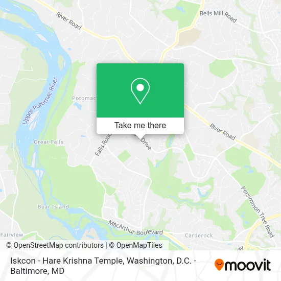 Iskcon - Hare Krishna Temple map