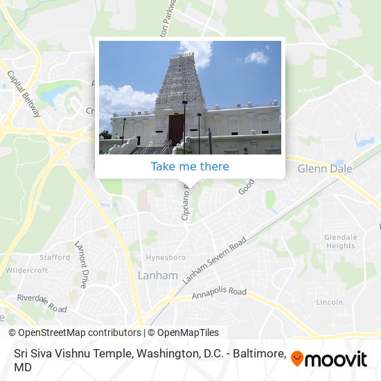 Mapa de Sri Siva Vishnu Temple