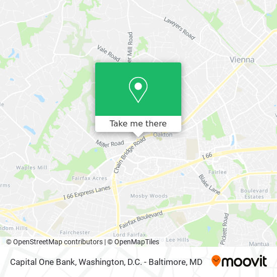 Capital One Bank map