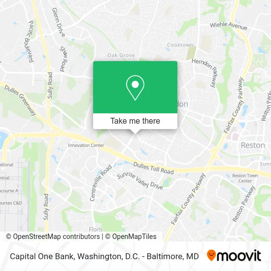 Capital One Bank map