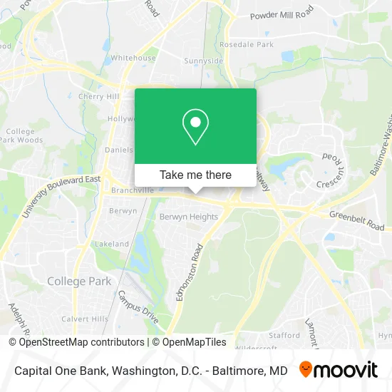 Capital One Bank map