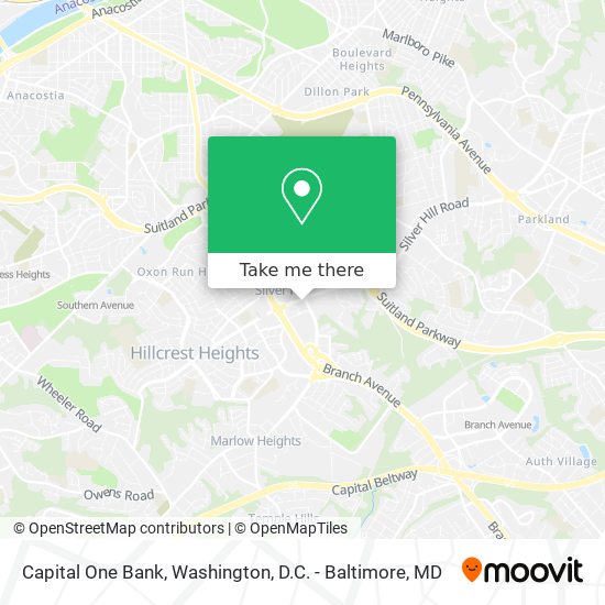 Mapa de Capital One Bank