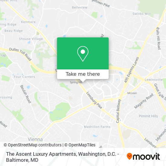 The Ascent Luxury Apartments map