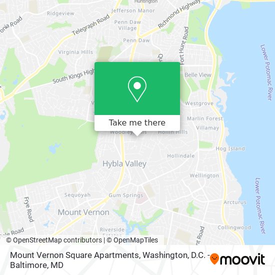 Mount Vernon Square Apartments map