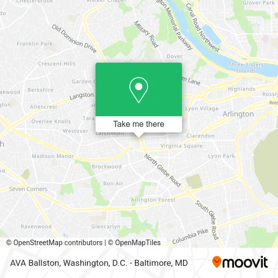 AVA Ballston map