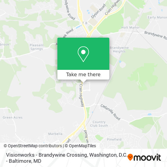 Visionworks - Brandywine Crossing map