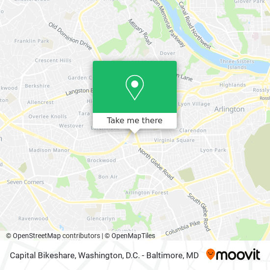 Capital Bikeshare map