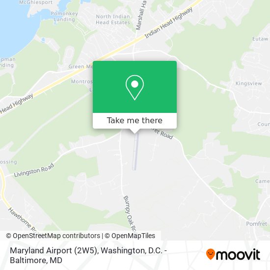 Maryland Airport (2W5) map