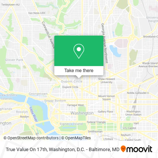 Mapa de True Value On 17th
