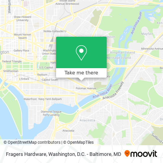 Fragers Hardware map