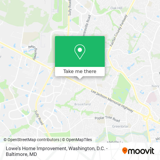 Mapa de Lowe's Home Improvement