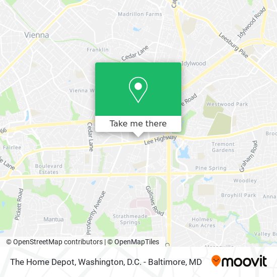 The Home Depot map