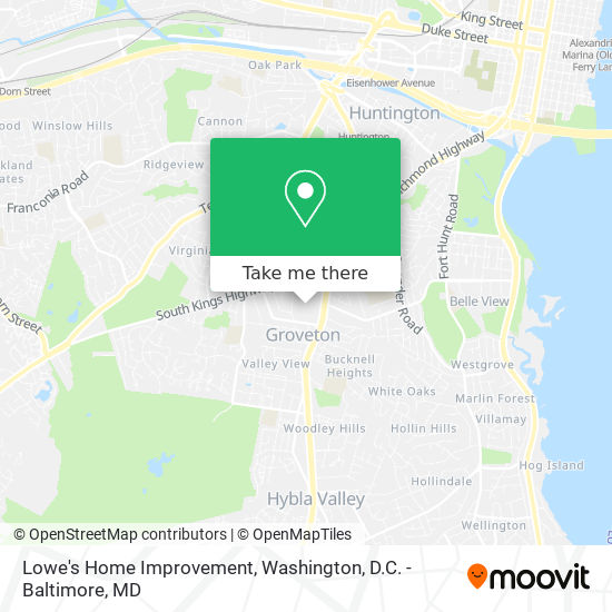 Mapa de Lowe's Home Improvement