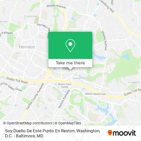 Soy Dueño De Este Punto En Reston map