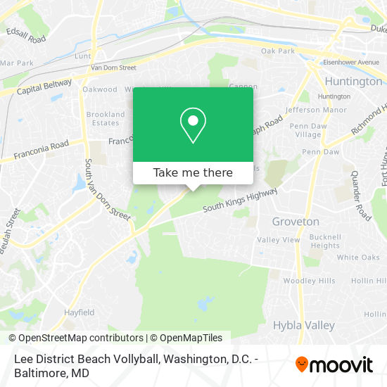 Lee District Beach Vollyball map