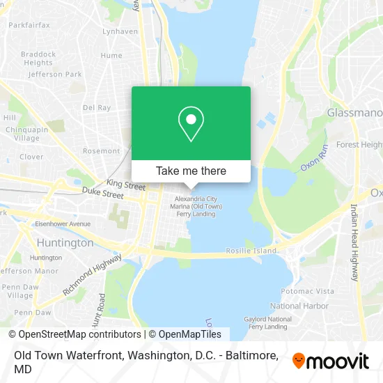Old Town Waterfront map