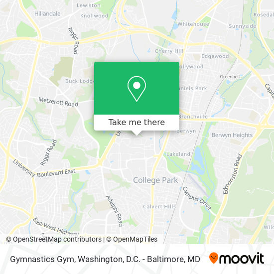 Gymnastics Gym map